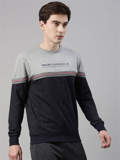 Buy Men's Color Block Comfort Fit Sweatshirts @ Rs ₹ 510 | Fila India