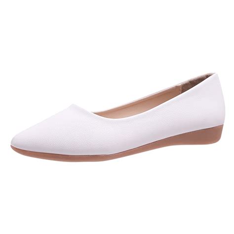 fvwitlyh Womens Shoes 608v5 Casual Comfort Slip-On Toe Shoes Single ...