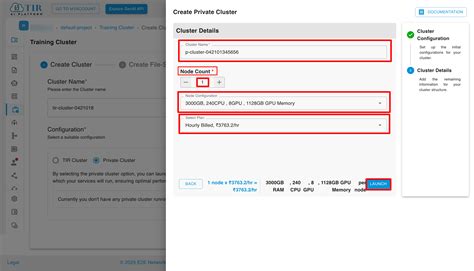 Training Cluster | E2E Cloud