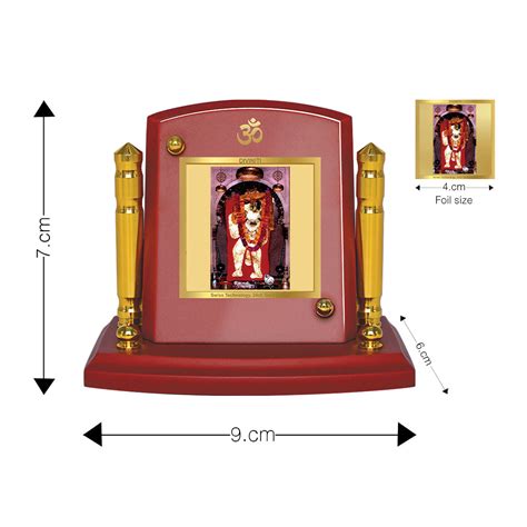 Diviniti 24K Gold Plated Mehandipur Balaji For Car Dashboard, Home Dec ...