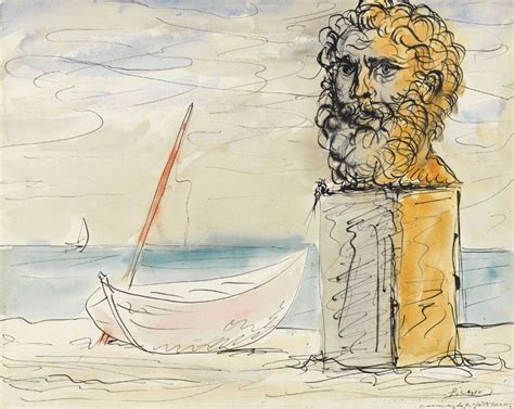 Bust Of Barque - Pablo Picasso - Art Painting - Art Prints by Pablo ...