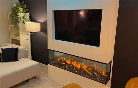 Media Walls for Gas Fires - Centreline Fires