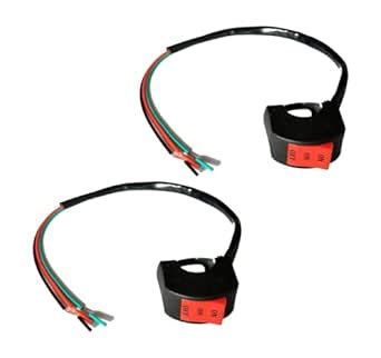 MS & SONS (Pack of 2 Pieces) - 3 Wire Switch For Fog Light with LED ...