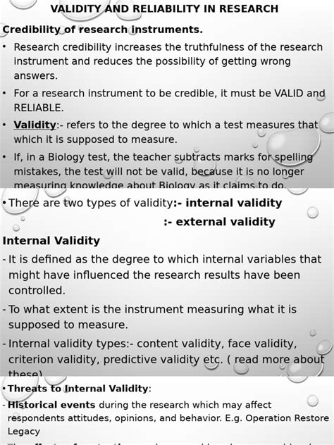 Image result for Reliability and Validity Examples