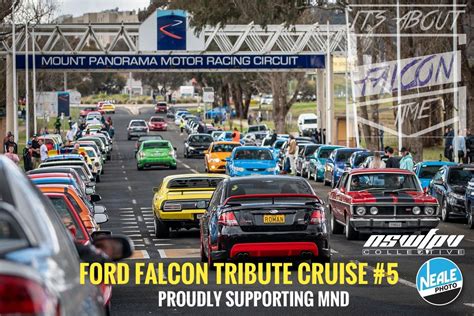 FORD FALCON TRIBUTE CRUISE #5, Mount Panaroma, Bathurst, 24 August 2024 ...