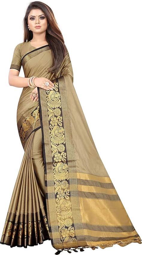Amazon.in: Cream Colour Sarees