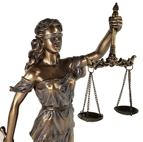 13 1/4" BLIND LADY JUSTICE Scales Lawyer Firm Attorney Statue Office Desk Gift | eBay