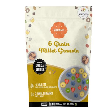 6 Grain Granola Seeds & Berries – 9grams