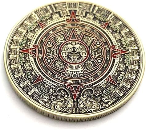 Buy Mexico Mayan Calendar Aztec Art Prophecy Culture Challenge Coin ...