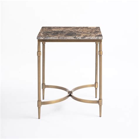 Buy Marble Willie Side Table with Metal Online