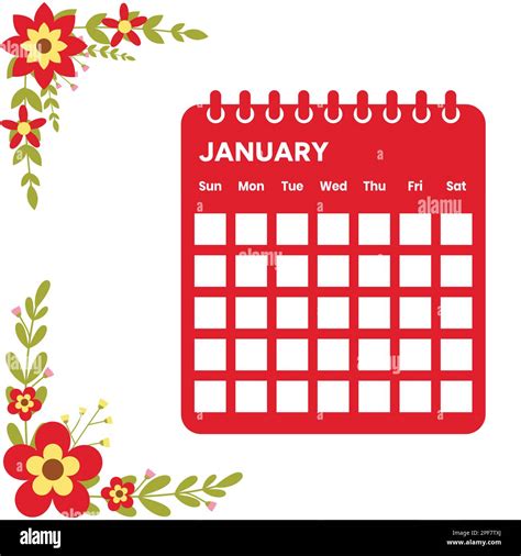 January Month Calendar
