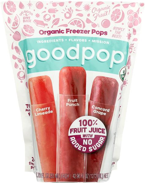 Organic Freezer Pops