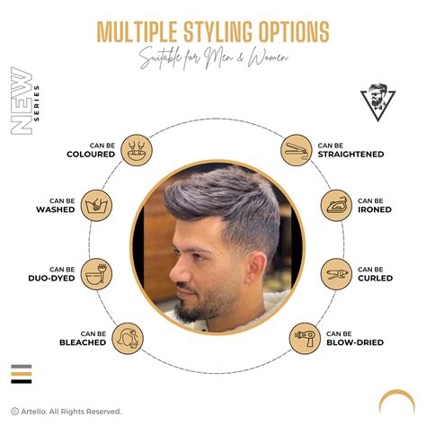 Artello BMW Smart Hair Patch for Men, Matte Hair Wig in 100% Natural ...