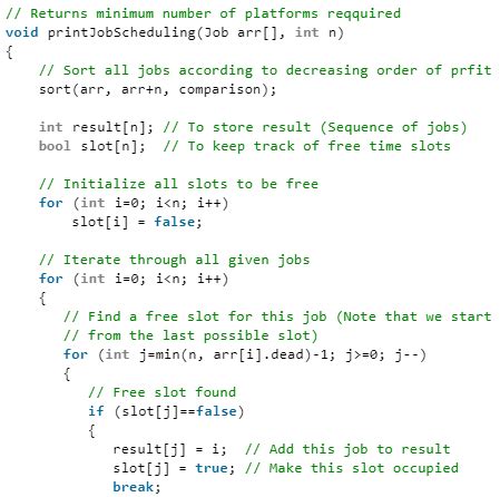 Job Sequencing Problem - Algorithms - Computer Science Engineering (CSE ...