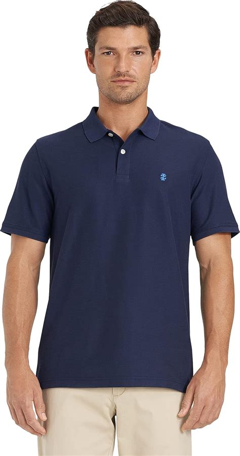 Buy IZOD Men's Advantage Performance Short Sleeve Polo Shirt Online at ...