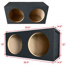 Buy 1x PRO DUAL SEAL 12 SUBWOOFER ENCLOSURE CAR AUDIO SPEAKER BOX ALL ...