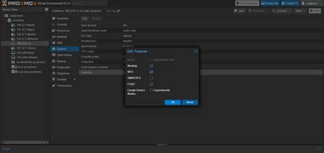 Mounting an NFS Share in Proxmox LXC