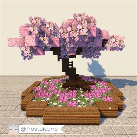 Image result for Purple Tree Minecraft