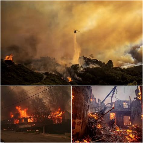Celebrities Flee As Wildfires Threaten 10,000 Homes In Pacific Palisades