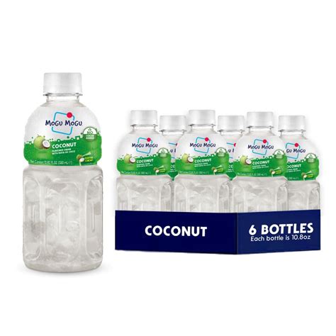 Mogu Mogucoconut Juice Drink With Nata De Coco Refreshing Coconut ...