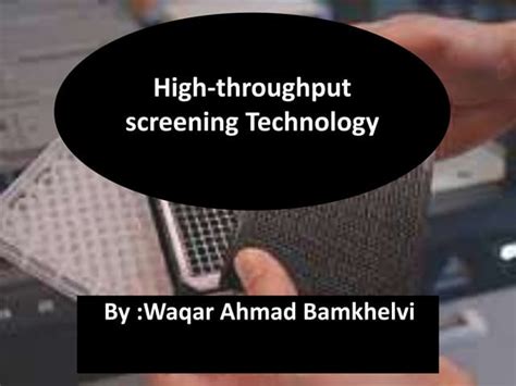 Image result for High-Throughput Screening
