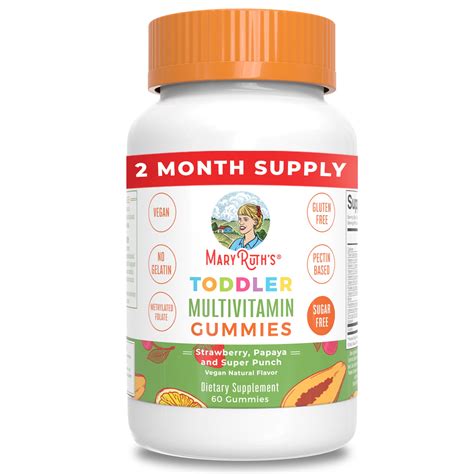 Toddler Vegan Multivitamin Gummies – MaryRuth Organics