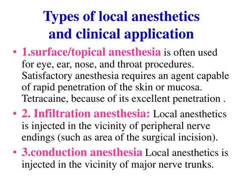 Image result for Local anesthetic Types