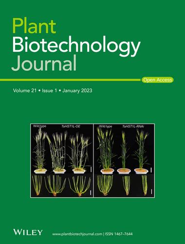 Plant Biotechnology Journal 的图像结果