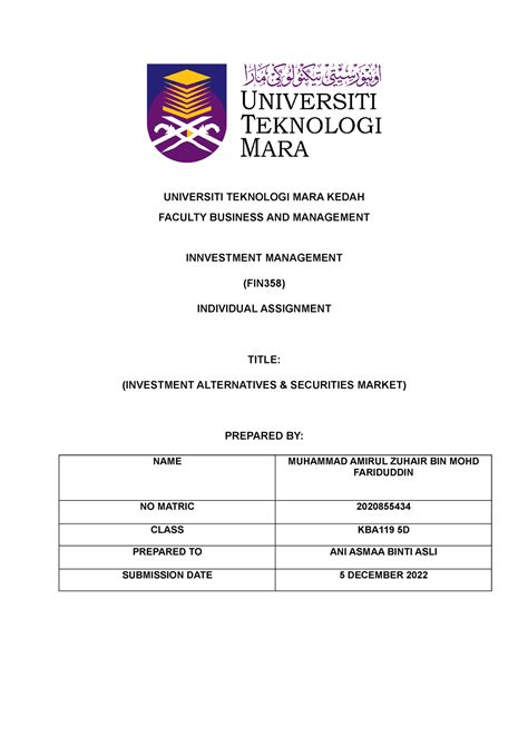 Image result for Fin358 Individual Assignment