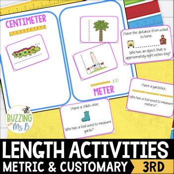 Measuring Length Activities by Chrissy Beltran Buzzing with Ms B