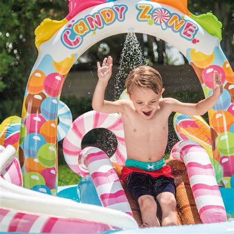Buy Intex Kids Inflatable Candy Zone Swim Play Center Kids Splash Pool ...