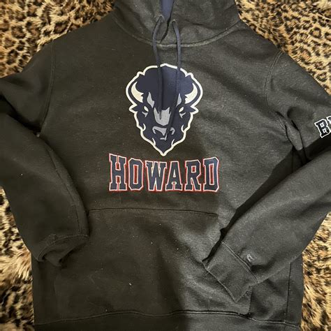 Howard University black and red hoodie #hoodies... | Depop