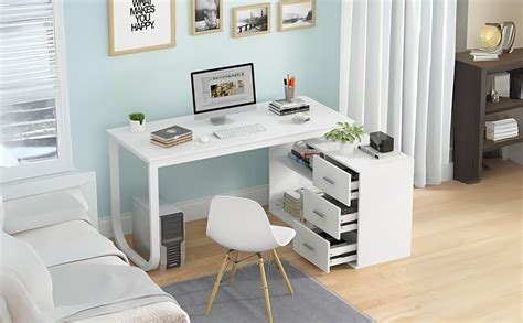 Deskio Latwon l Shape Office Computer Table for Home Pc, Office Table ...