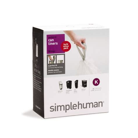 simplehuman 50-Pack 10-Gallon Trash Bag at Lowes.com