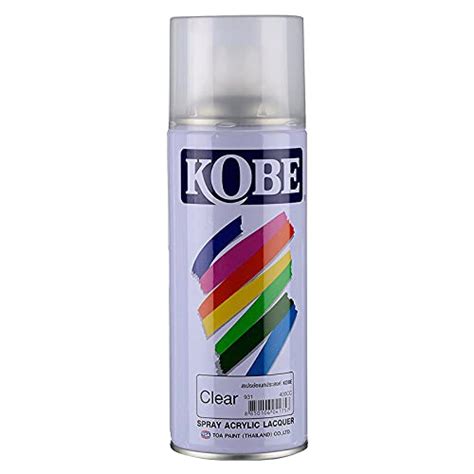 Qualatex Kobe Acrylic Spray Paint Clear 400 ml (pack of 1) : Amazon.in: Home Improvement