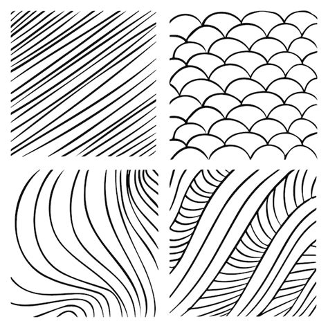 Engraving hand drawn pattern collection | Free Vector