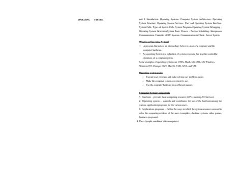 Operating System Class 12th One Shot 的图像结果