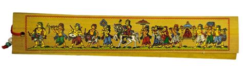 Patachitra Bookmark - Handmade Traditional Indian Artwork for Book Lov ...