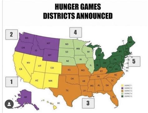 US Hunger Games Districts, Who Wins? : r/Hungergames