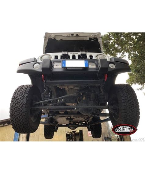 Paraurti Anteriore Scatolato con Porta Verricello Per Jeep Wrangler JK ...