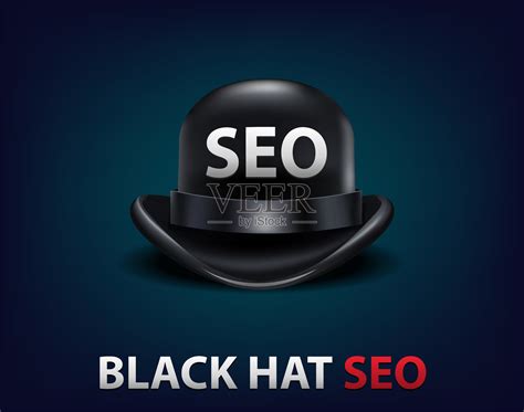 搜索引擎优化对网站seo的黑帽插画图片素材_ID:362043339-Veer图库