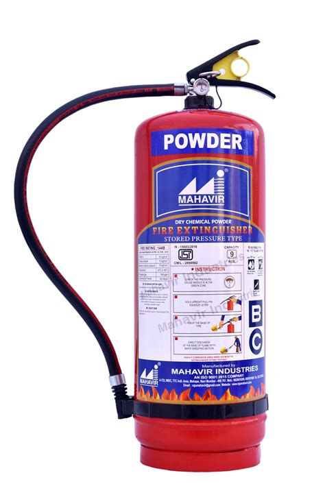 9kg BC Dry Powder Fire Extinguisher | Fire Safety Equipment Vapi ...