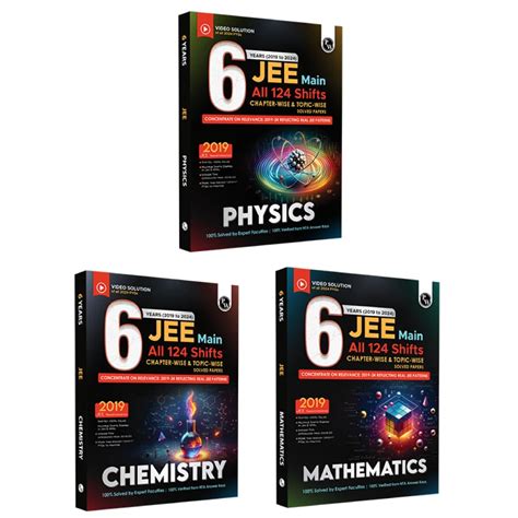 Buy PW JEE Main 6 Years (2019-2024) Physics, Chemistry, Mathematics Set ...