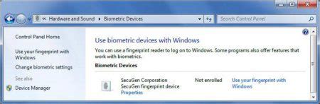Image result for Enable Windows Biometric Framework Win 10