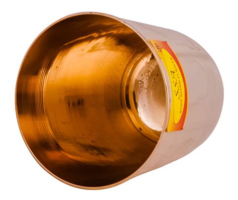 Pure Bronze Kansa Glass | Tumbler for Drinking Water, (Kansi, Vol - 30 ...