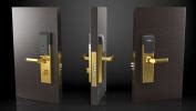 3D Smart RFID Hotel Door Lock Gold | 3D Molier International