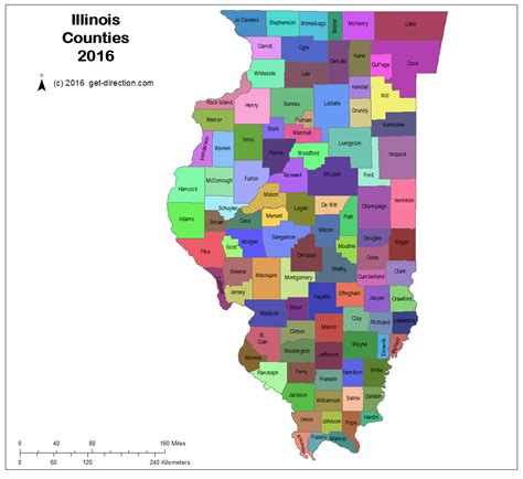County Map Of Illinois