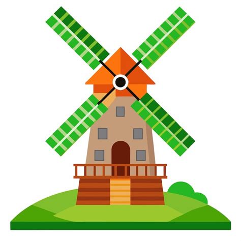 Windmill Clipart Vectors & Illustrations for Free Download