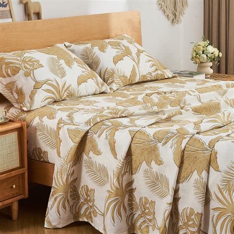 Amazon.com: Gogreen 4PC Deep Pocket King Sheet Set Fit 14", Breathable ...