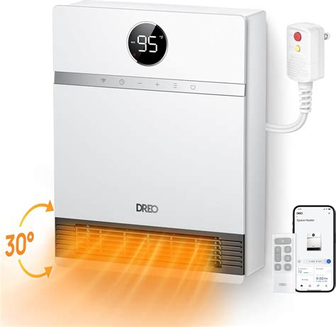 Amazon.com: DREO Smart Wall Heater for Bathroom, IP24 Electric Space ...